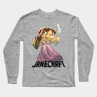 Janecraft without Background Long Sleeve T-Shirt